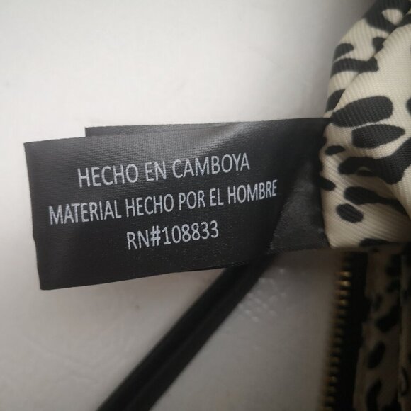 Jessica Simpson Black with Gold Tone Accents Faux Leather Crossbody Bag - Picture 8 of 10